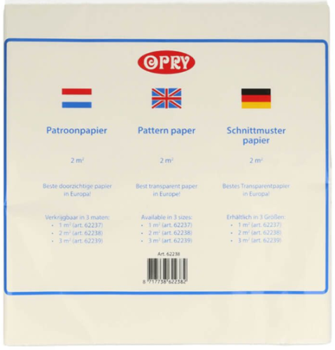 Opry Schnittmusterpapier